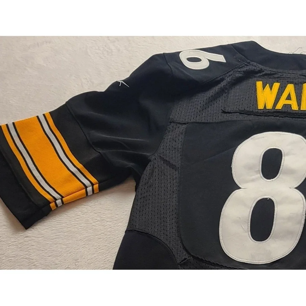 Nike Pittsburgh Steelers Hines Ward 86 On Field Jersey Men's 40 Medium Black